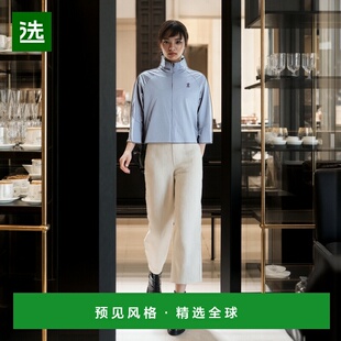 欧洲直邮On/昂跑 Court系列女士间歇泉蓝再生聚酯纤维关节型外套