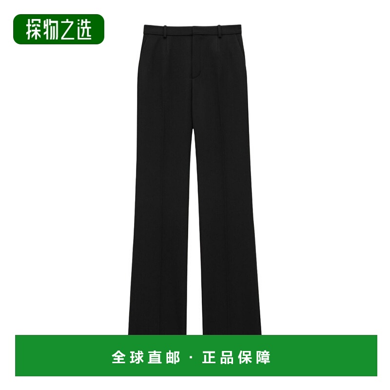 香港直邮Saint Laurent 喇叭形羊毛长裤 798935Y7E63