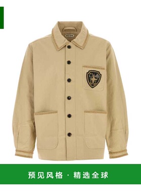 1h可退 香港直邮Bode 男士 Bullion 浅褐色棉质夹克 MRS25JA010KH