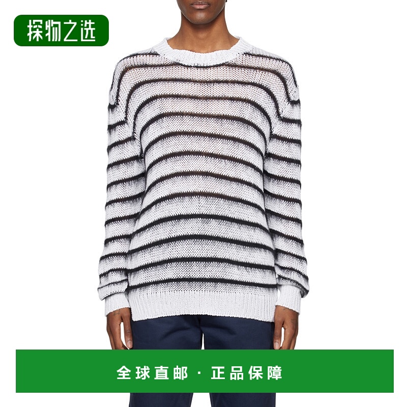 香港直邮Marni 圆领条纹毛衣 GCMG0381Q0UFCB21针织
