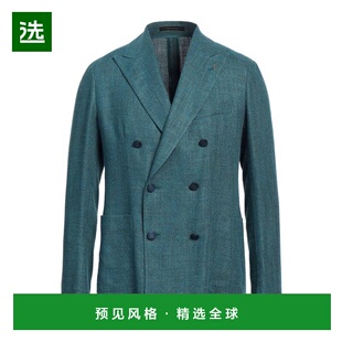 1h可退 香港直邮Tagliatore 男士 西装外套 green绿色 舒适时尚
