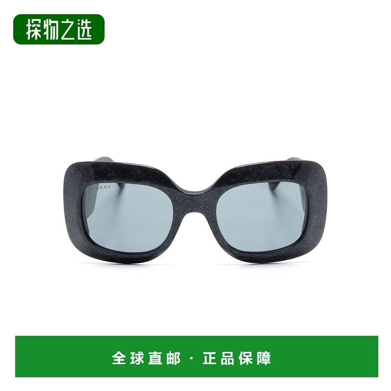 1h可退 欧洲直邮gucci 女士 太阳镜正品潮流时尚简约个性显脸小高