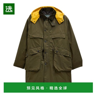 香港直邮Barbour 男士羽绒服 MCA1071BR53 AW2025 绿色 Barbour x