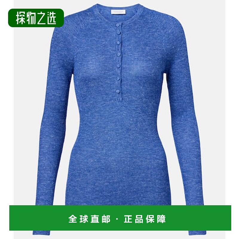 1h可退 香港直邮Gabriela Hearst 女士 Anges 开司米丝质麻纤维亨