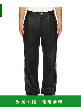 1h可退 香港直邮Stampd 男士 仿皮木匠裤子 SLAM4020PT black黑色