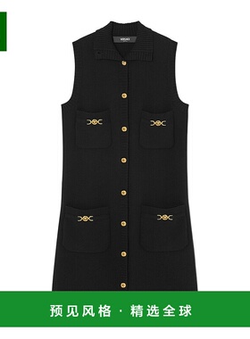 香港直邮Versace 直筒针织迷你连衣裙 10157591A112871B000范思哲