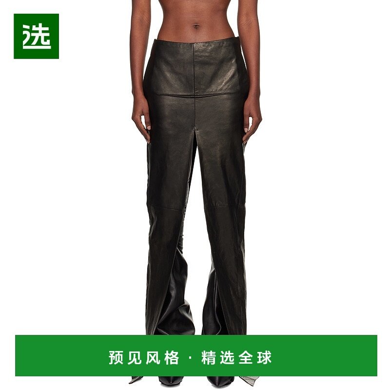 香港直邮rick owens 瑞克·欧文斯 女士 黑色 Concordians Sliced