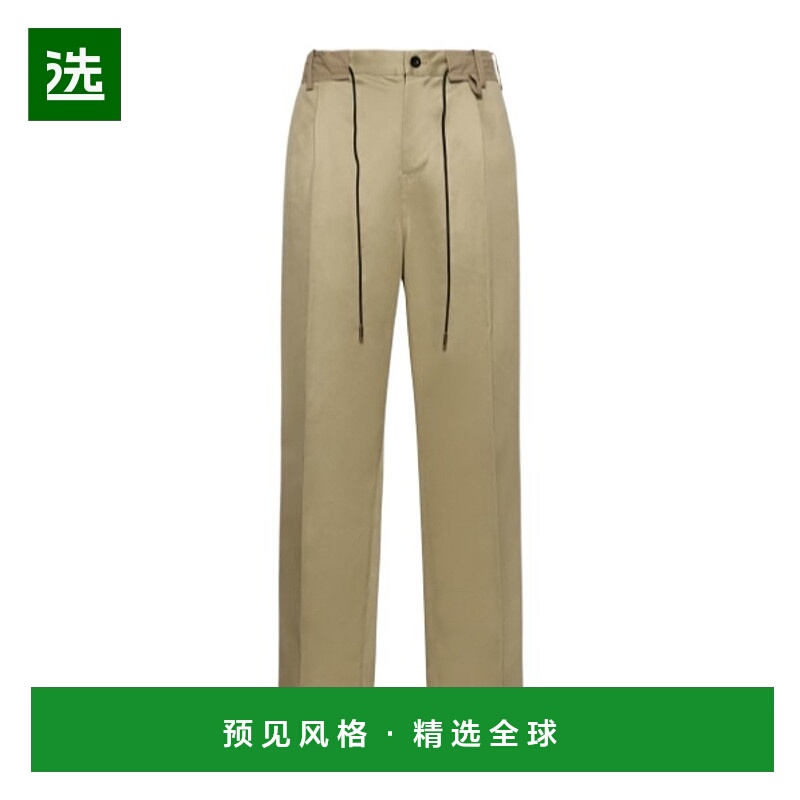 香港直邮Sacai 醋酸褶裥休闲裤 78I-IVO021