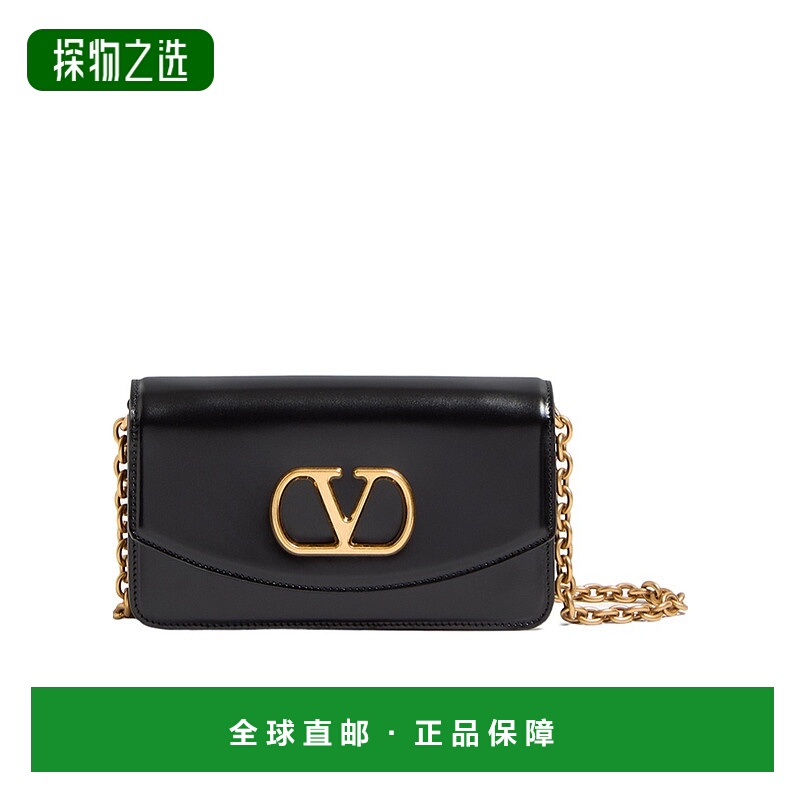 香港直邮Valentino VAIN 亮面小牛皮迷你单肩包 WB0R71GCB