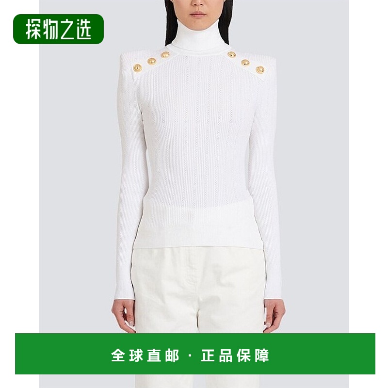 香港直邮Balmain 高领针织毛衣 YF1KH000KB00长袖