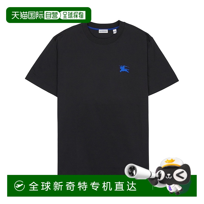 1h可退 韩国直邮burberry 男士 上装T恤博柏利半袖纯棉