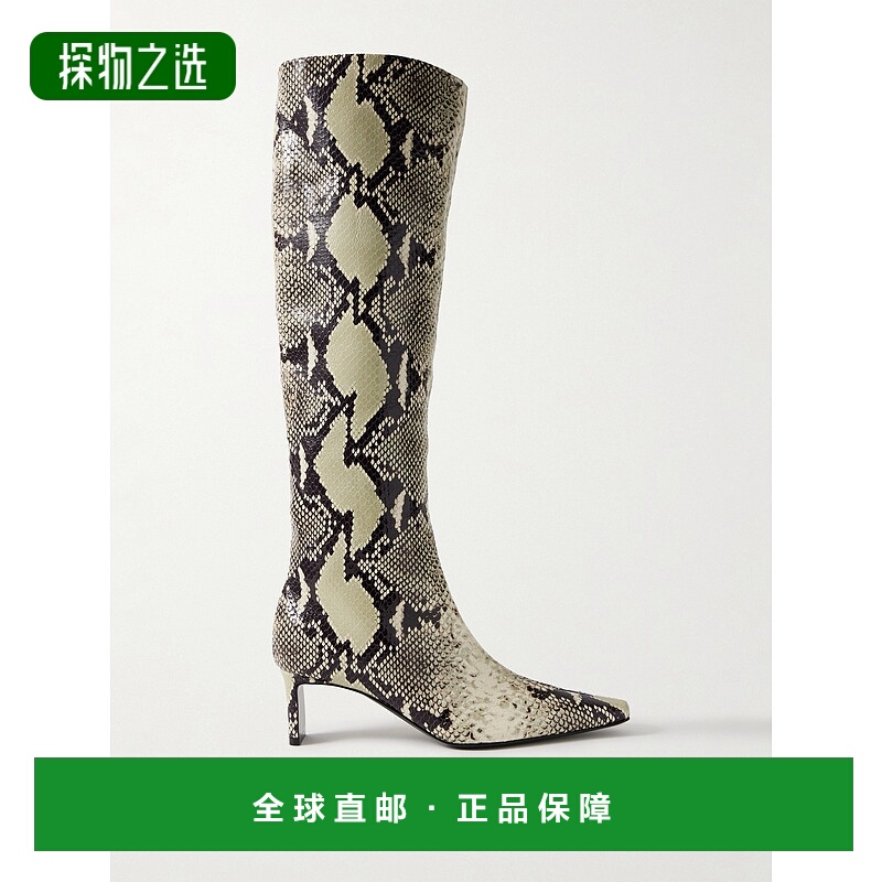 香港直邮KHAITE 女士 Ona 长筒靴 F1099803 beige米色 舒适时尚