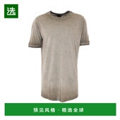 SS2026 香港直邮Thom 绿色 T恤 MTS937COLDDYEOLIV Krom 男士