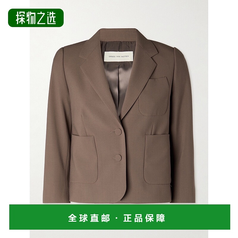 香港直邮Dries Van Noten 德赖斯·范诺顿 女士 短款绉纱西装外套