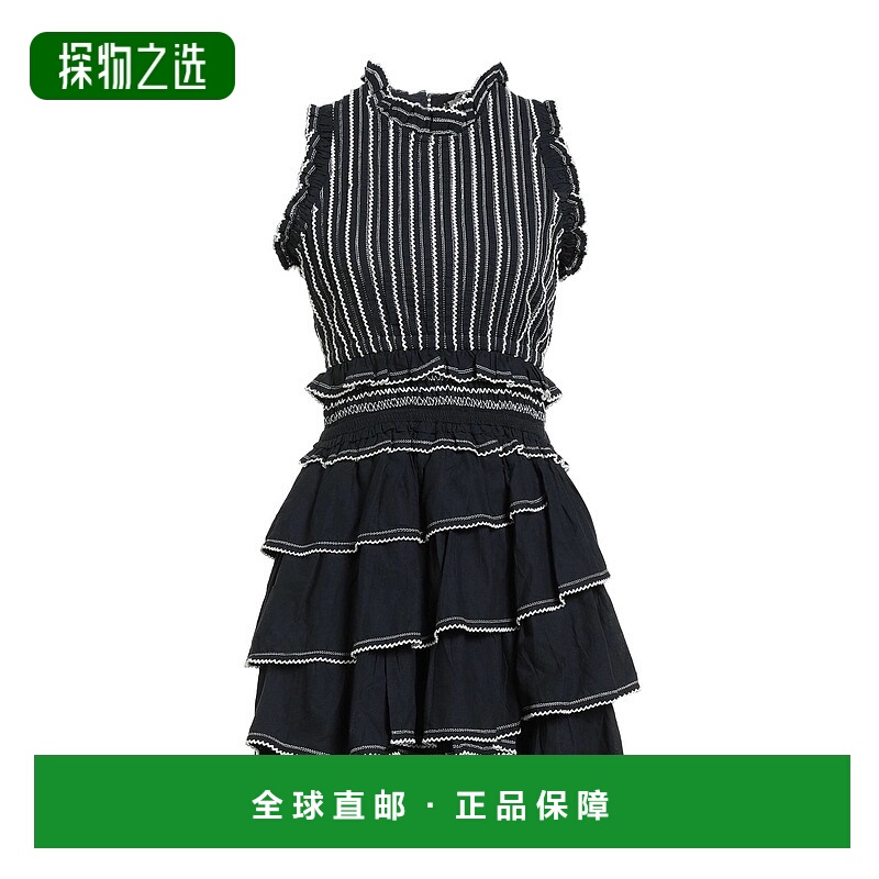 香港直邮SEA 海洋 女士 短款连衣裙 black黑色 舒适时尚