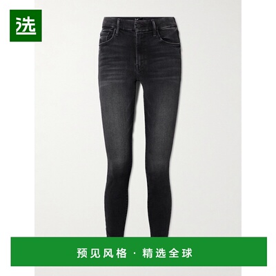 1h可退 香港直邮mother denim 女士 The-Looker 中腰紧身牛仔裤 1