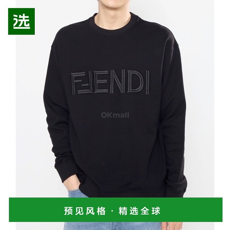 韩国直邮FENDI FY3938 AM11 F0QA1 平纹针织男士运动衫 卫衣