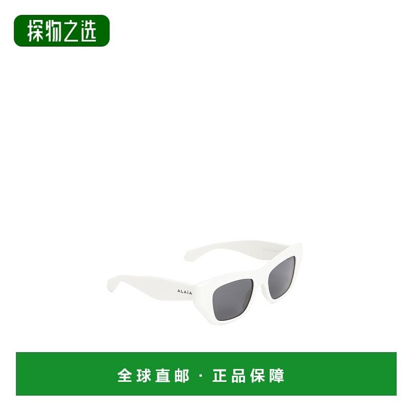 香港直邮Alaia 徽标太阳镜 AA0074S正品舒适防紫外线显脸小高级感