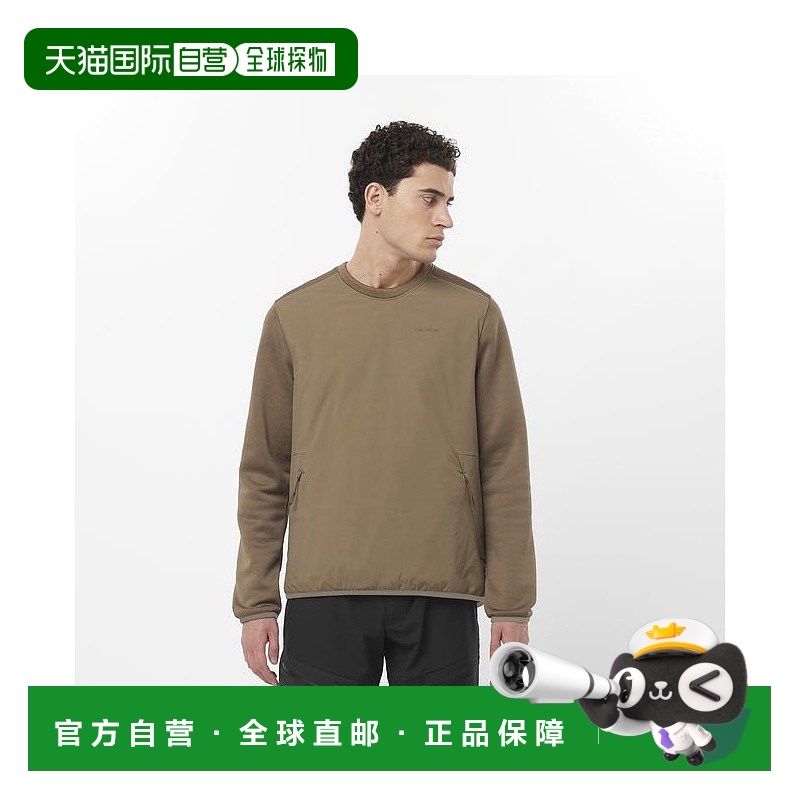 自营欧洲直邮Salomon萨洛蒙 OUTLINE WARM HYBRID系列男士浅褐色
