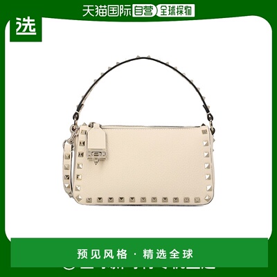 香港直邮Valentino 铆钉拉链单肩包 4W2B0J47VSFV斜挎包手提包