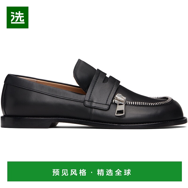 香港直邮J.W. Anderson 男士 黑色 Biker 乐福鞋 MC0002LA0268