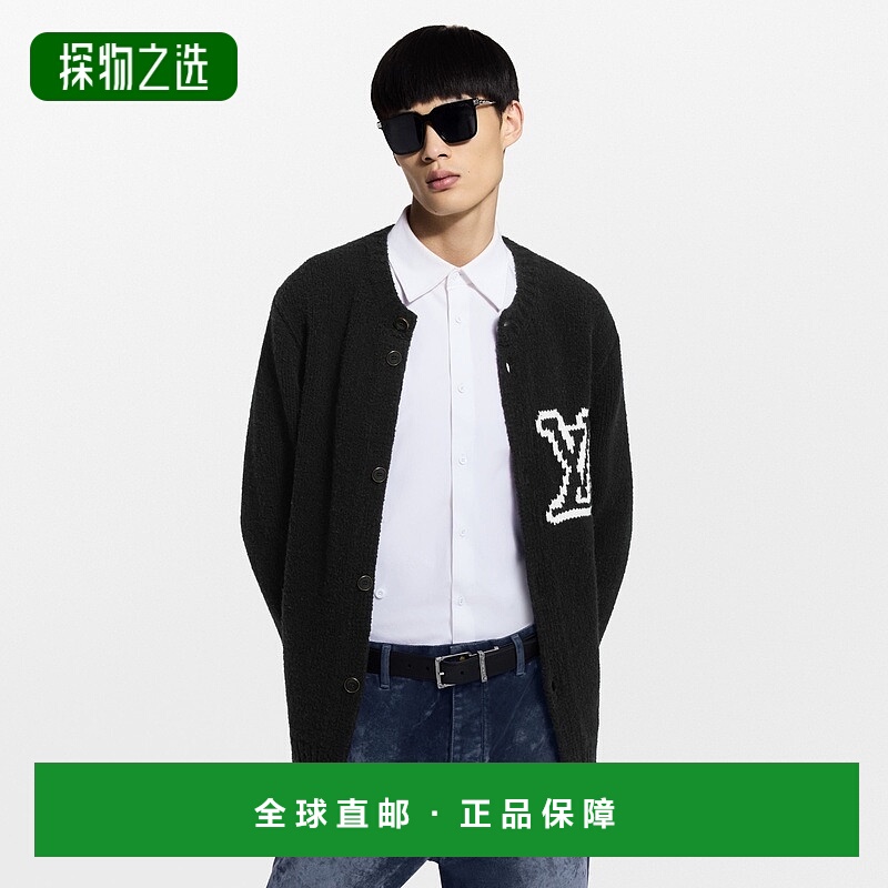 自营1h可退 欧洲直邮LV路易威登 Corner Pin男士棕色/黑色帆布老3