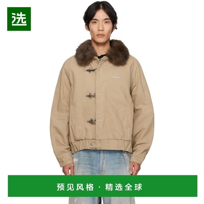 1h可退 香港直邮Andersson Bell 男士 驼色 Ortega Washed Cotton