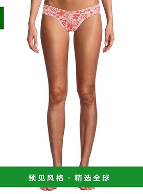 1h可退 香港直邮HANKY PANKY 汉基帕基 女士 标志蕾丝印花低腰丁