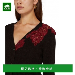 欧洲直邮ACNE STUDIO 羊毛V领长袖毛衣短袖