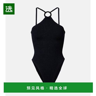 1h可退 香港直邮HUNZA G 女士 Jasmine 泳衣 black黑色 舒适时尚