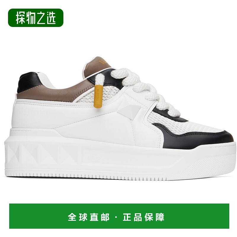 1h可退 香港直邮Valentino 华伦天奴 男士 白色 Low-Top One Stud