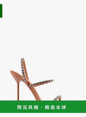 1h可退 香港直邮Paris Texas 女士 Lidia 绸缎水晶凉鞋 PX1816XCP
