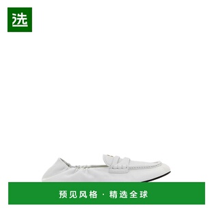 香港直邮Miu 壓花標誌方頭樂福鞋 Miu 女士 5D341EF0 缪缪 1h可退