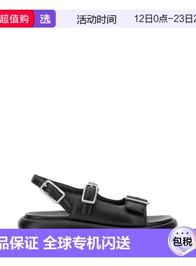 1h可退 香港直邮Ash 艾熙 女士 SHEEP 皮质凉鞋 VIRGY01BLACKBLAC