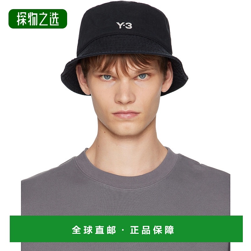 香港直邮Y-3 男士 黑色徽标渔夫帽 IX7000 black黑色 舒适时尚