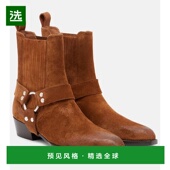 绒面革短靴 1h可退 brown棕色 女士 Helena 香港直邮Paris Texas