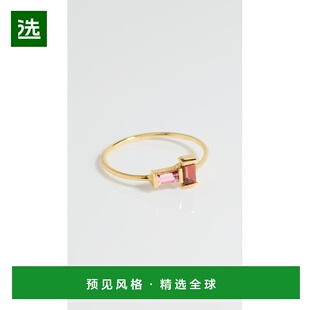 1h可退 香港直邮Aliita 女士 Tu Yo Baguette Y型戒指 colorful花