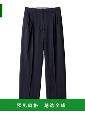 香港直邮Miu Miu 羊毛休闲裤阔腿裤西装裤直筒裤 MP191417L4SOOO