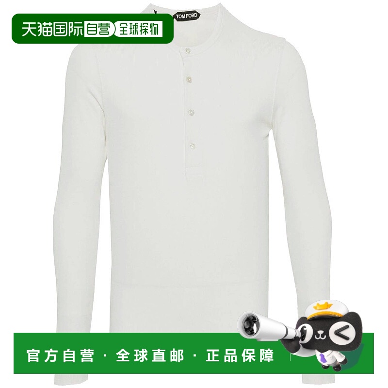 欧洲直邮TOM FORD 男士T恤JHL005JMT003F23AW004长袖汤姆福特