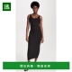 香港直邮enza costa 女士 1h可退 真丝罗纹背心连衣裙 black黑色
