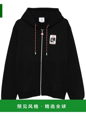 香港直邮CASABLANCA 女士卫衣 UWPF25JTP15001 SS2025 黑色