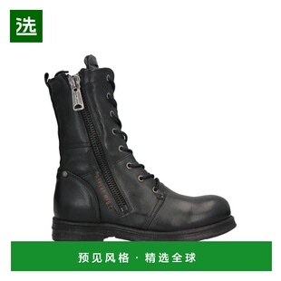 1h可退 【美国直邮】REPLAY 女鞋 时装靴 软真皮系带方跟圆头靴 7