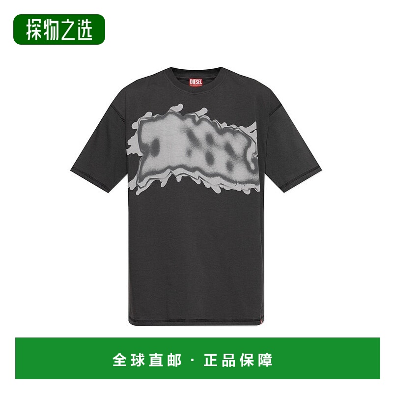 香港直邮Diesel 迪赛 男士 T-Leonard-Ihbj T卹 A215640TKCI