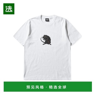 香港直邮STUSSY 男士T恤 19051421201 AW2025 白色 短袖T恤