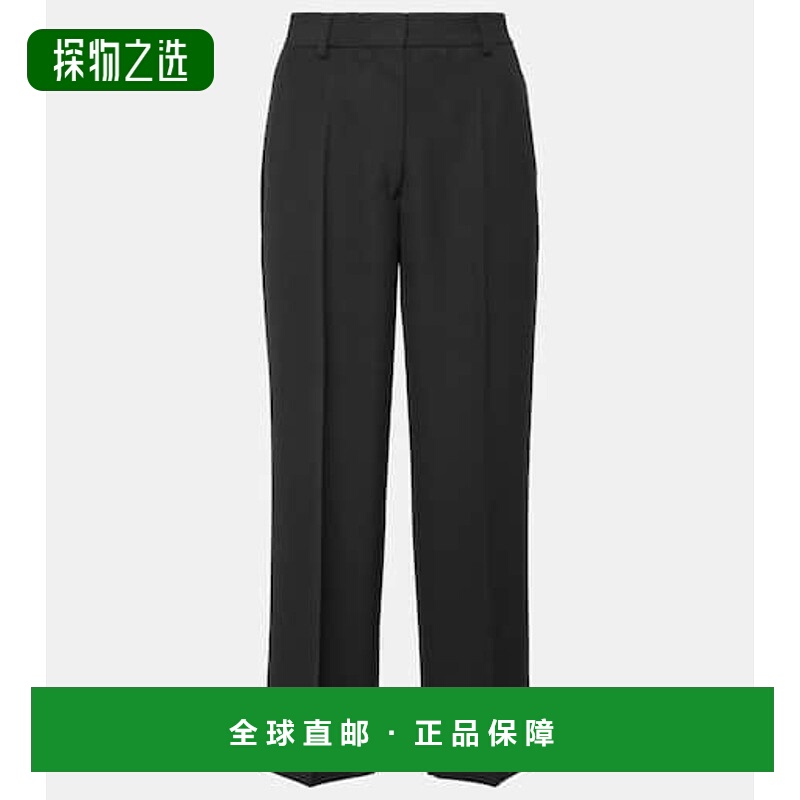 香港直邮TOTÊME 女士 短款直筒长裤 black黑色 舒适时尚