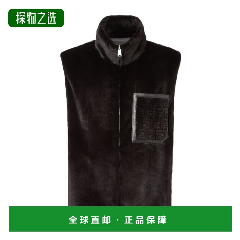 香港直邮Fendi 立领拉链马甲 FMH064AS9V