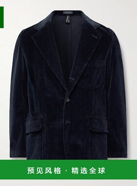 1h可退 drakes 男士 MKI Games 棉质灯芯绒西装外套 DR2A