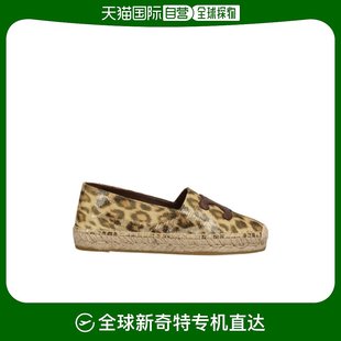 豹纹层压麻底鞋 香港直邮Celine 354434448C