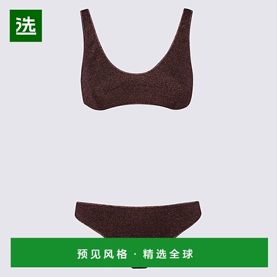 1h可退 香港直邮oseree 女士 OSEREE clothing 海滩棕色泳装 LSS2