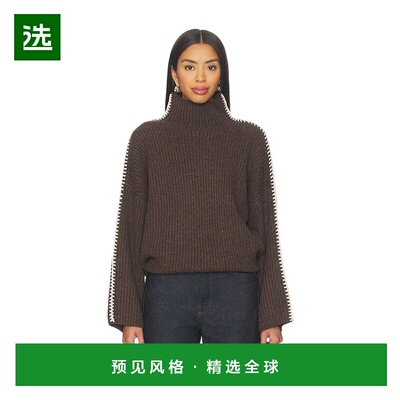 1h可退 香港直邮rag bone 瑞格布恩 女士 Ingrid Tneck 针织衫 RG